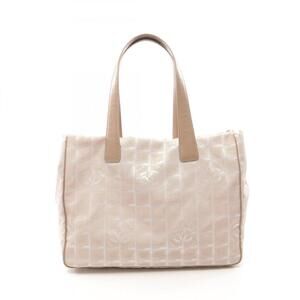 CHANEL Pink Leather Tote Bag